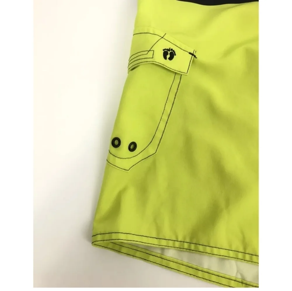 Hang Ten Men's Full Board Beach Resort Tropical Vacation Swim Shorts Size 34 Nwt